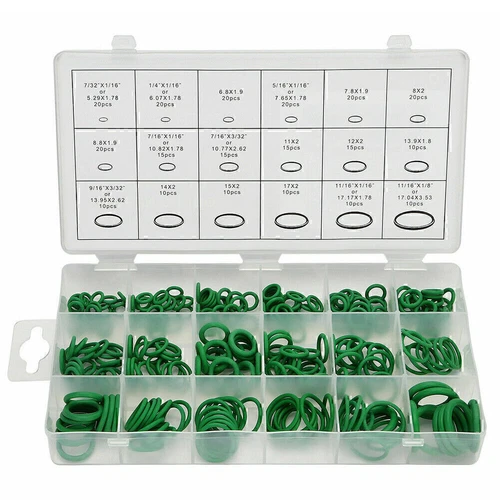 270PCS/set A/C System O-Ring Gasket Seals Washer Rapid Seal Car HNBR Repair Kit - Bild 12 von 12