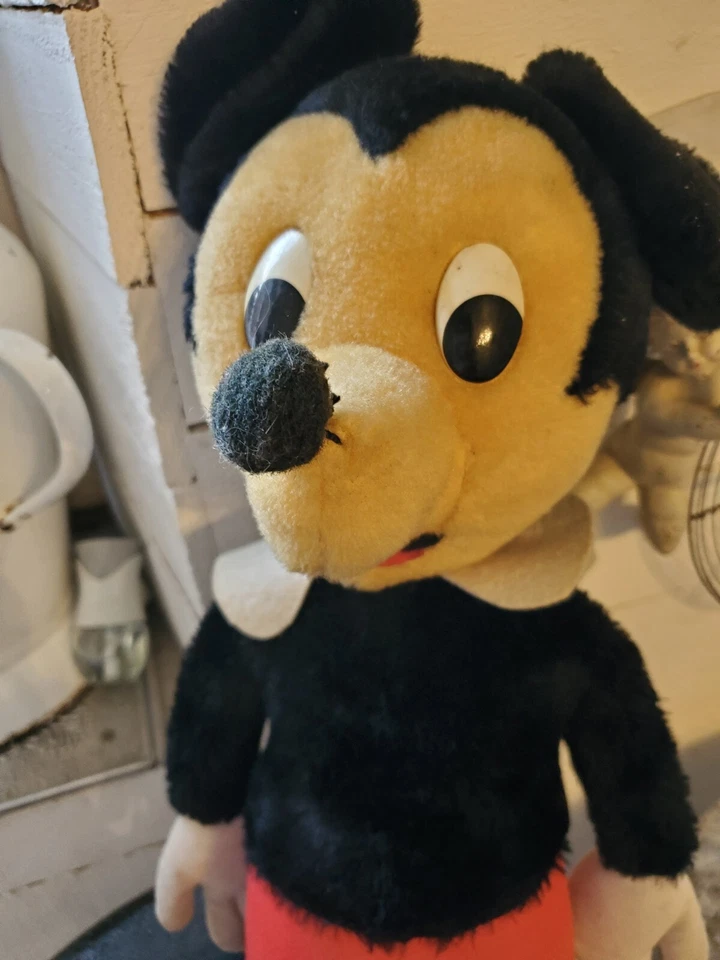 JOUET ANCIEN MICKEY MOUSSE ANNÉES ? 55 cm - Photo 2/4