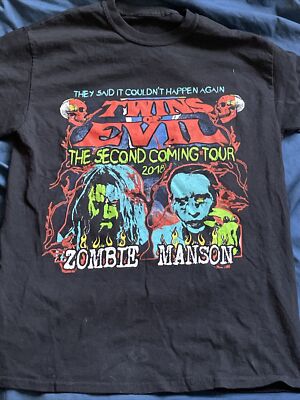 2018\" TWINS OF EVIL \" ツアー バンド Tシャツ Melvins, Boris, Mr Phylzzz 