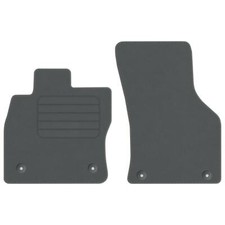 Velours Fußmatten für Audi A3 8Y ab Bj. 2020 Automatten Passform VORNE GRAU PREM