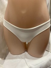 Women Brief Panty W/behind Lace Size 2XL White