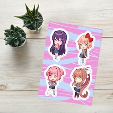 DDLC Doki Literature Club Sticker sheet