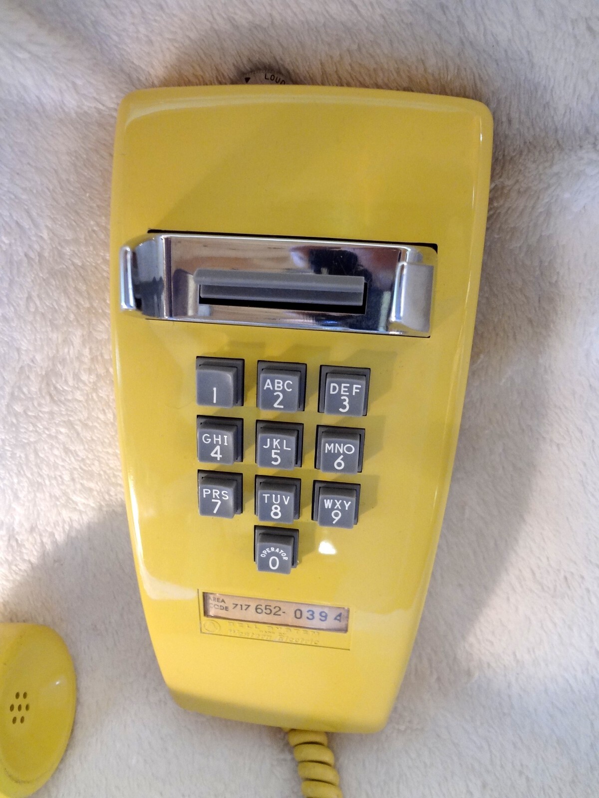Western Electric 1554B 10 Button Wall Phone eBay