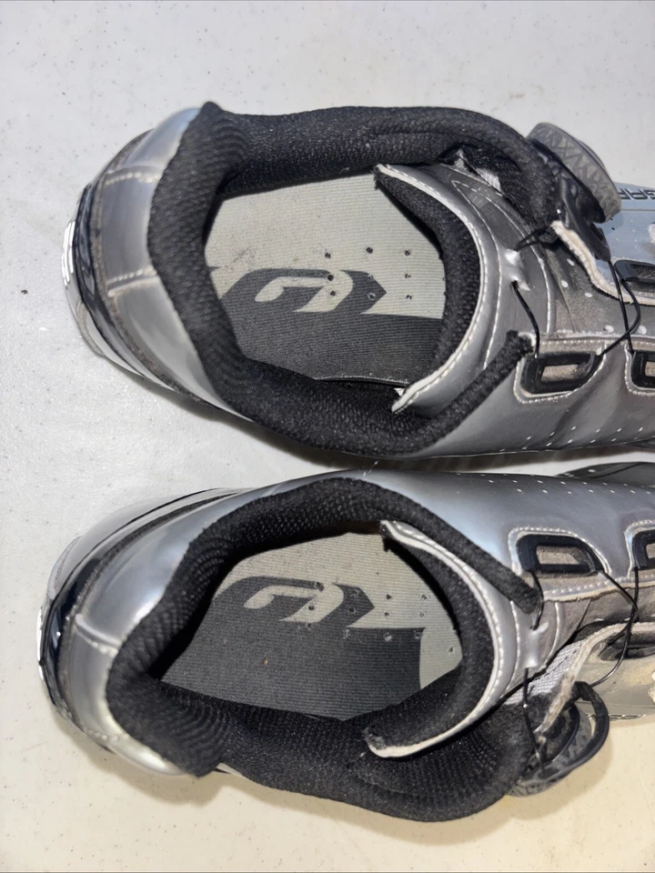 Louis Garneau HRS-90 Cycling Shoes - Rare Platinum - Men’s Size 9.5 (C3) - Image 4 of 4