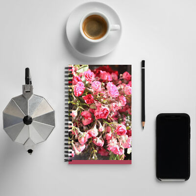 Pink Rose Explosion Journal Writing Spiral notebook | eBay