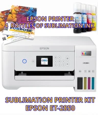 Epson et2988 Printer Sublimation Ink, White, Sublimation Printer Bundle