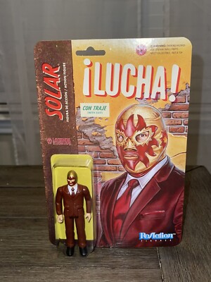 ReAction Solar - Con Traje w/ suit Legends of Lucha Libre Super 7 Figure