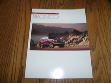 1993 Ford Bronco Sales Brochure - Original