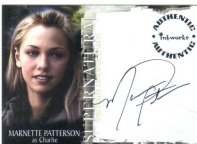 Supernatural Staffel 1 Autogrammkarte A-6 Marnette Patterson als Charlie