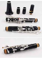 Clarinet Wooden Ebony Clarinet 18 Keys bB Clarinet Grenadilla Solid Wood -Weike