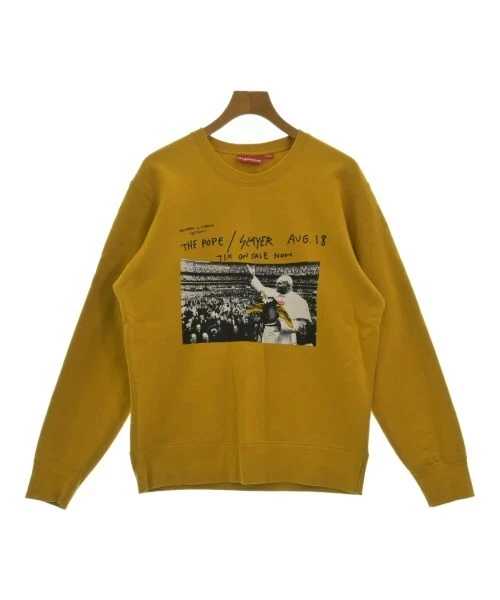 Sweat jaune Supreme M 2200504692017