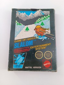 slalom - nintendo entertainment system - nes - pal - good - boxed no manu