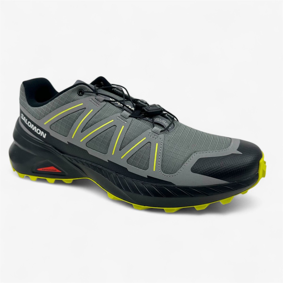 Salomon Speedcross Peak Quiet Shade Black Sulphur Spring Mens