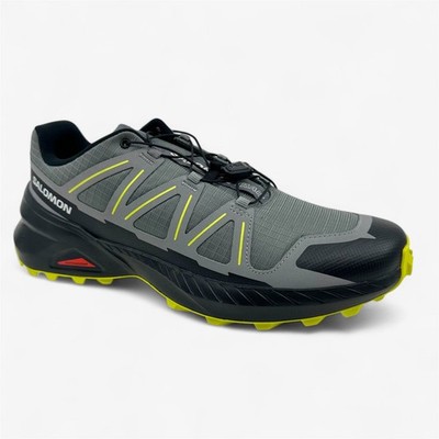 Salomon Speedcross Peak Quiet Shade Black Sulphur Spring Mens