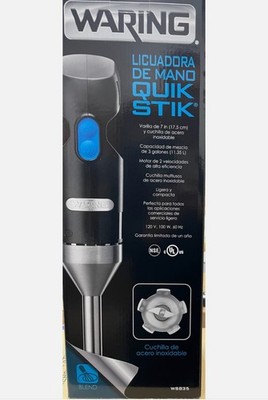 Waring 7'' Light-Duty Quik Stik Immersion Blender WSB35 - NEW