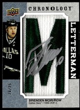 2019-20 Upper Deck Chronology Letterman Relics Brenden Morrow Auto 20/25