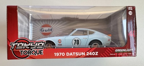 GREENLIGHT 1/24 TOKYO TORQUE LIMITED EDITION 1970 DATSUN 240Z #70 GULF - Picture 2 of 3