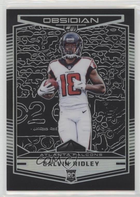 2018 Panini Obsidian 52/100 Calvin Ridley #107 Rookie RC e6p
