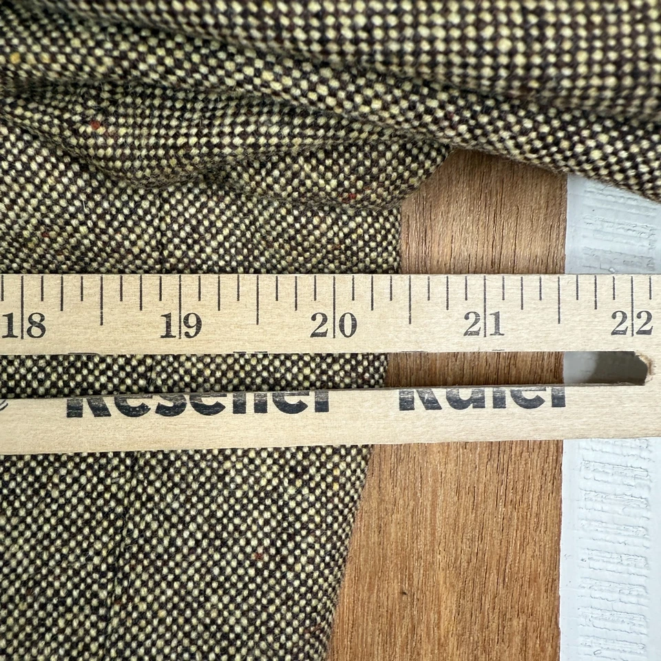 Blazer Loro Piana Para Hombres 48S Marrón 3 Botones 100% Cachemira Arnold Brant Tweed Bonito Foto 3 de 4