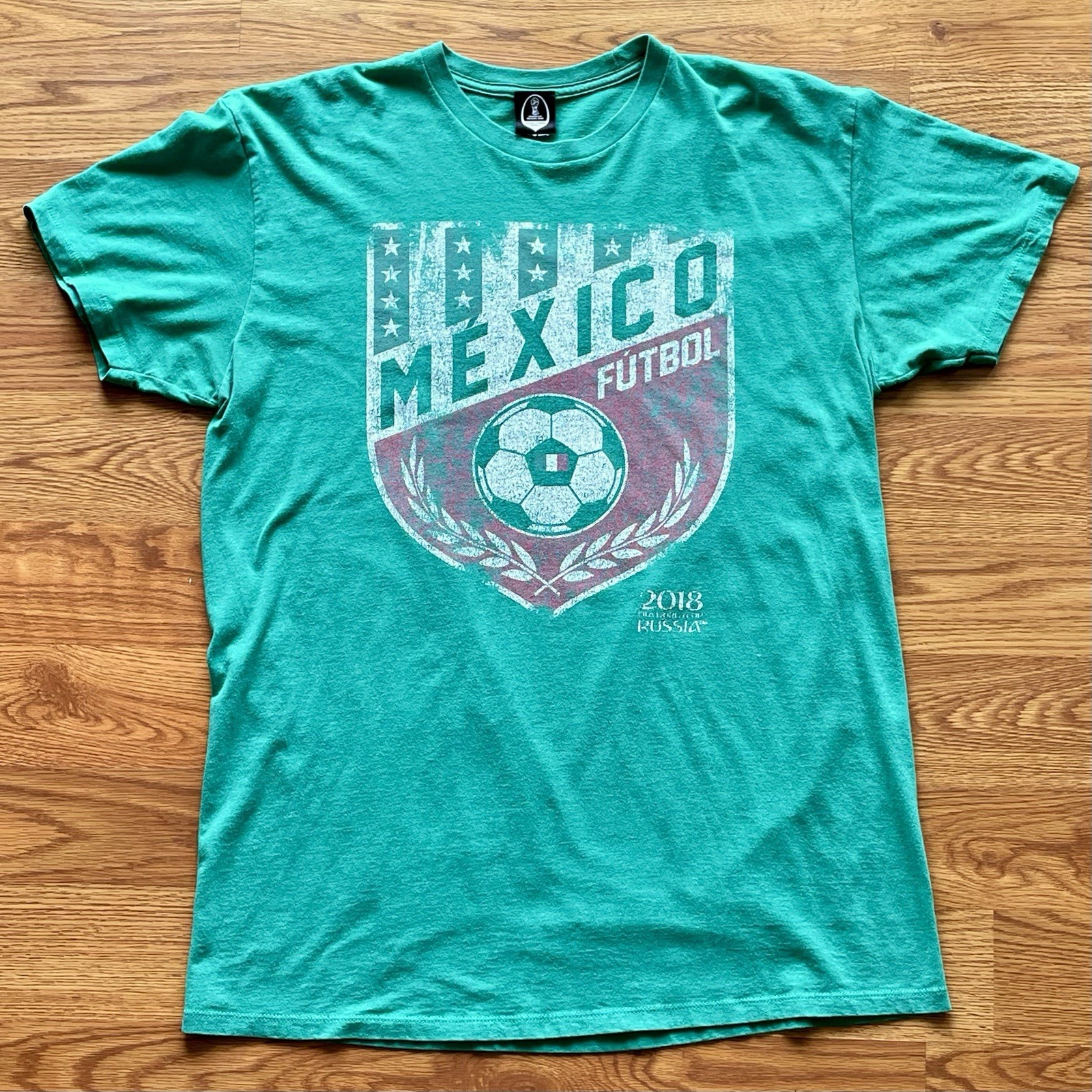 Mexico Futbol T Shirt — Size XL — 2018 FIFA World Cup Russia Soccer Shirt