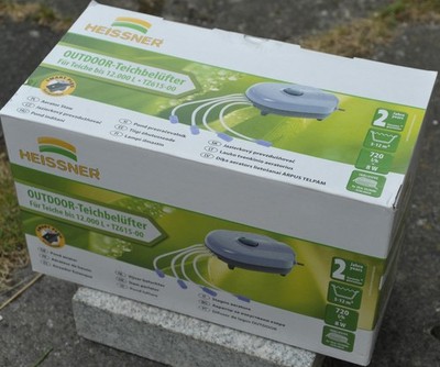HEISSNER OUTDOOR-Teichbelüfter Pumpe TZ615   NEU