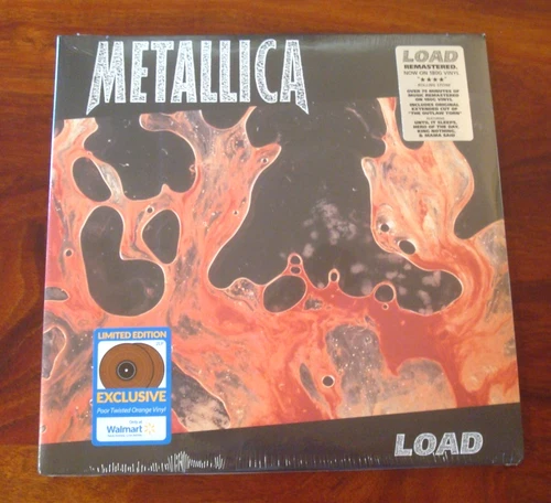 Metallica. The Black Album & Load. NEW 2 Walmart Colored Vinyl LP Lot
