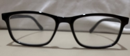 Icue Eyewear Classic Black Rectangular Reading Glasses +1.50 52-18-142 With Case