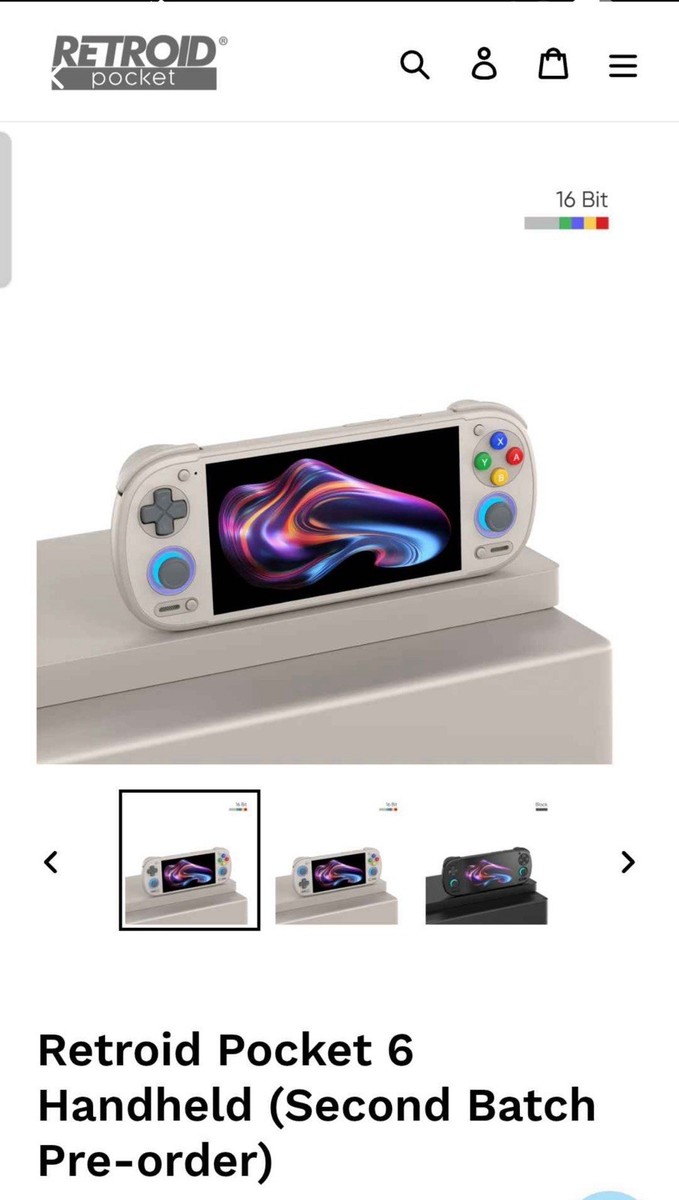 SEALED Retroid Pocket 6 12gb RAM 256gb Storage 8-bit colorway. | eBay