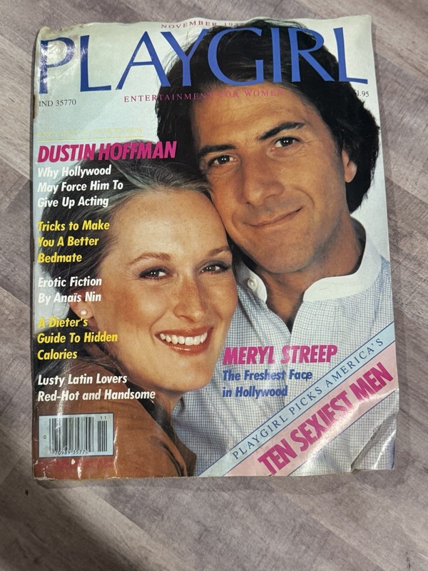 Playgirl Magazine November 1979 Illustrated English Entertainment Dustin Hoffman