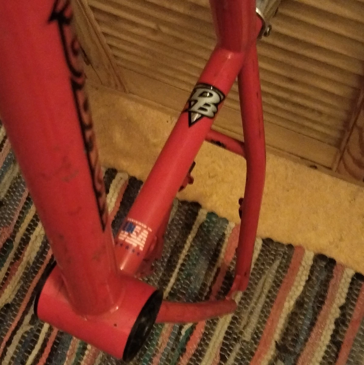 Diamondback BMX Fahrradrahmen 20 Zoll aus Stahl rot, nur Rahmen (1 Teil)