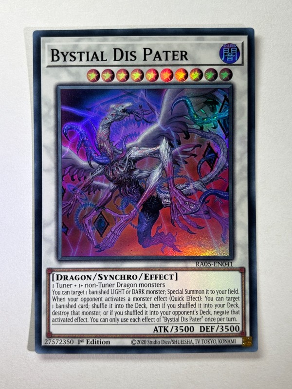 Bystial Dis Pater RA05-EN041 Super Rare 1st Edition YuGiOh Card NM