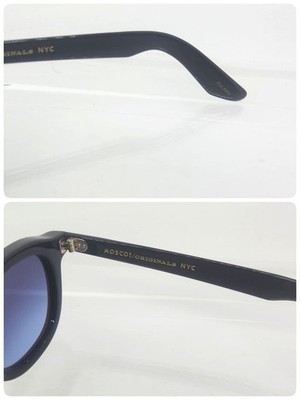 MOSCOT DAHVEN 47 Black Denim Blue Sunglasses | eBay