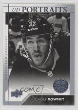 2017-18 Upper Deck Portraits Rookies Carter Rowney #P-80 z6b