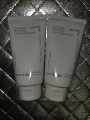 Innisfree Volcanic Pore BHA Cleansing Foam 150g/5.07 oz Clears Pores! Lot Of 2