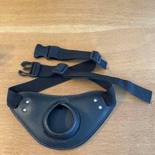 Shimano Offshore Fishing Gimbal Belt, Adjustable, Synthetic Leather, Black