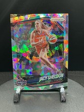 2025 Panini Prizm WNBA RARE CRACKED ICE #113 Jacy Sheldon, Washington Mystics