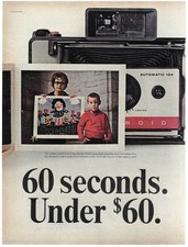 Polaroid Vintage Ad 1960s Instant Camera Advertising Polaroid Automatic 104 1965