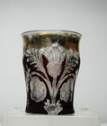EAPG **** RUBY STAINED - TUMBLER - PRISTINE - INVERTED THISTLE  - 1890'S ERA — photo 2