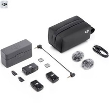 DJI Mic 2 2TX  1RX  ChargingCase Advanced Mini Wireless Microphone