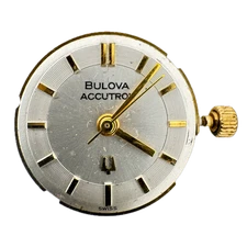 Vintage Accutron 13 Jewel Tuning Fork Men's Wristwatch Movement 2301 Swiss