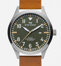 MARC BONDI Havana Made in Germany 42 mm Herre...
