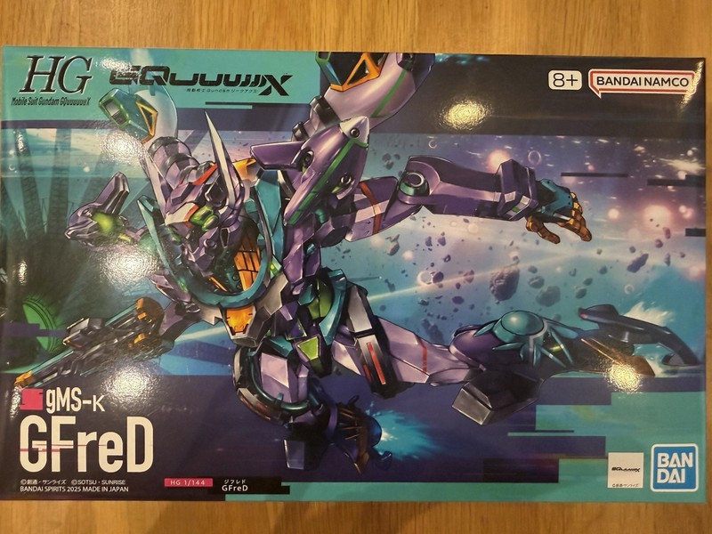 Bandai HG 1/144 GFreD (Mobile Suit Gundam: GQuuuuuux)