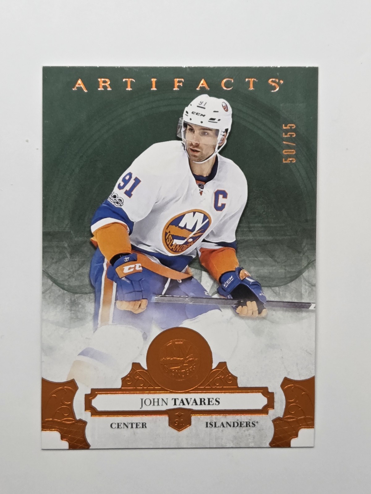 2017-18 Upper Deck Artifacts #124 JOHN TAVARES Orange /55
