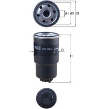 Knecht KC 584 Kraftstofffilter für MAZDA 2 CX 3 DK DL DJ Hauptstromfilter