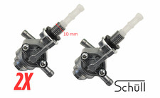 2x Kraftstoffhahn Benzinhahn 2-Wege Honda ATV Motorrad 10mm Gewinde