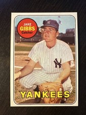 1969 TOPPS #401 JAKE GIBBS NEW YORK YANKEES NM *Hot Corner Vintage*