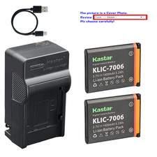 Kastar Battery AC  USB-C Charger for Kodak M575 M577 M580 M583 M750 M873 M883