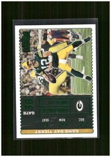 2022 Panini Contenders #GDT-ARO Aaron Rodgers Game Day Ticket Emerald