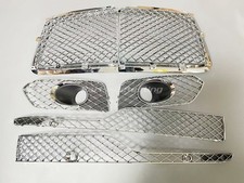 Front Bumper Chrome Grille Side Mesh Lower Mesh For 2017-2020 Bentley Bentayga Front Bumper Chrome Grille Side Mesh Lower Mesh For 2017-2020 Bentley Bentayga