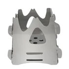 Camping Stove Portable Burning Stove Stainless Steel Wood Stove BBQ Grill